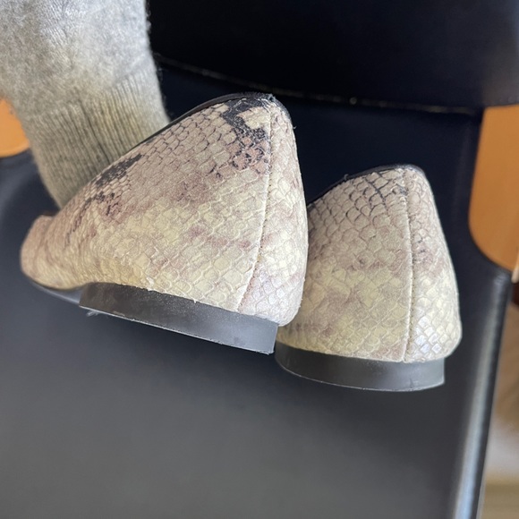 stuart weitzman python gabby flats - Picture 5 of 5